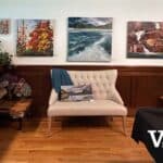 Hills to Shore Artists Tour Studio Art Displays